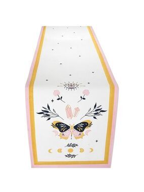 Folkulture 100% Cotton Table Runner 90 Inches Long for Home Decor, Farmhouse